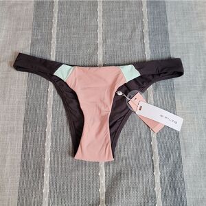 NWT- PILYQ Rivera Teeny Bikini Bottoms